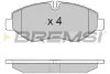 Передние тормозные колодки BP3324 Bremsi