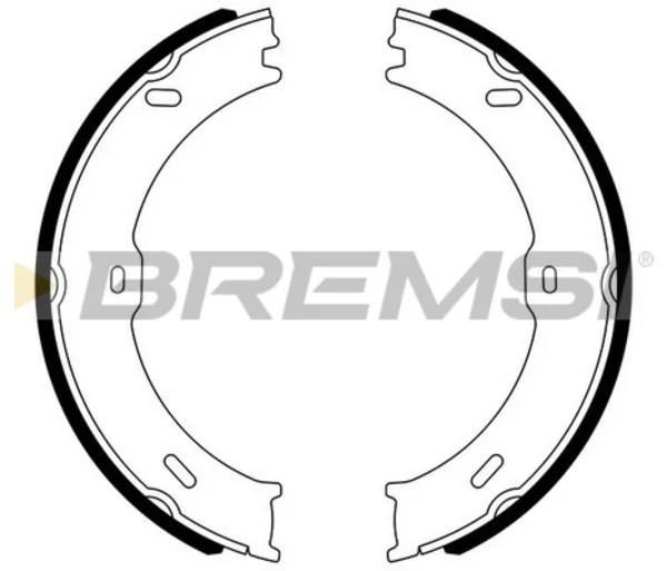 Колодки ручника GF0315 Bremsi