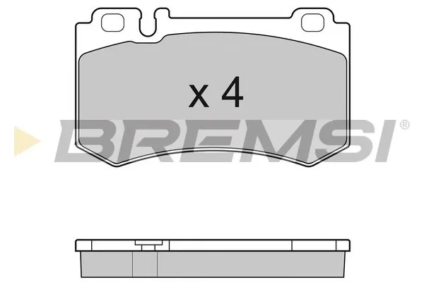 Задние тормозные колодки Mercedes S W221