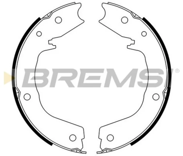 Колодки ручника GF0831 Bremsi