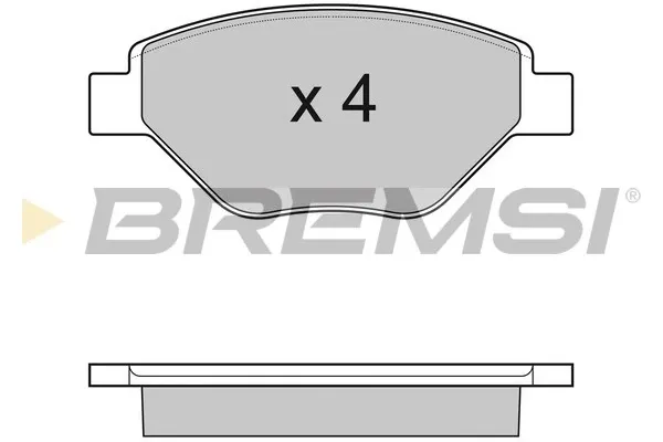 Передние тормозные колодки BP3113 Bremsi