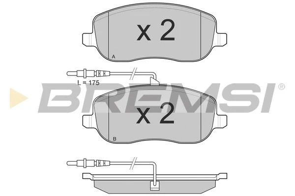 Передние тормозные колодки BP3028 Bremsi