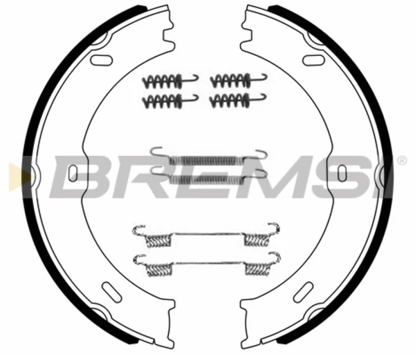 Колодки ручника GF03151 Bremsi