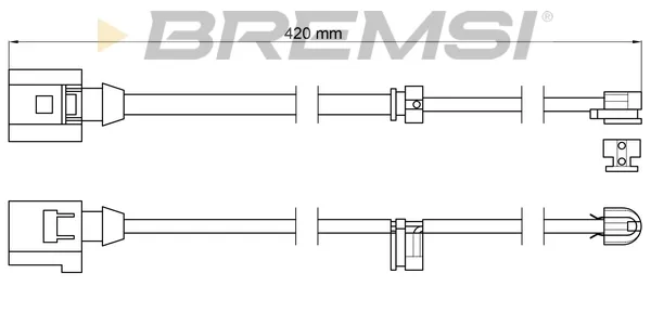 Датчик износа тормозных колодок передний WI0614 Bremsi