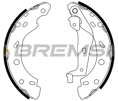 Задние барабанные колодки GF0308 Bremsi