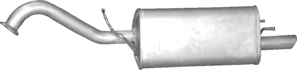 Глушитель задний 0535 Polmostrow