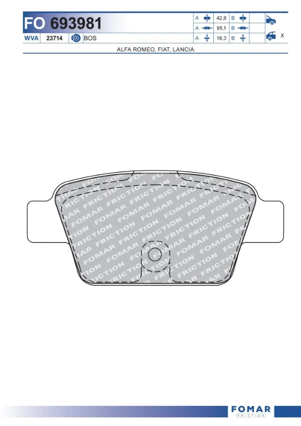 Колодки дисковые  Polcar S701119 цена, от
