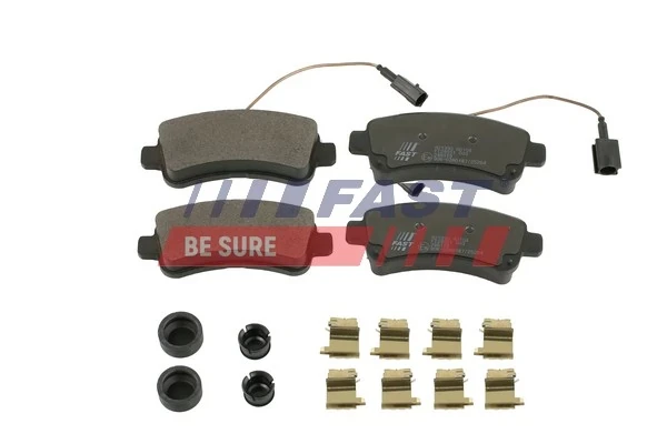 Колодки тормозные задние дисковые FAST FT29551