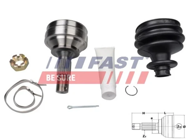 ШРУС наружный передний FT25089K Fast