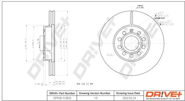 Ремкомплект тормозов передних DP1010110853 Dr!ve+