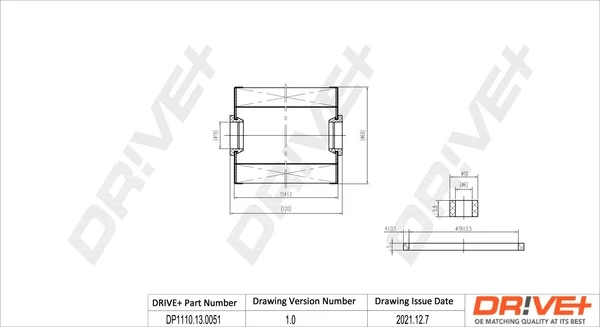 Топливный фильтр DP1110130051 Dr!ve+