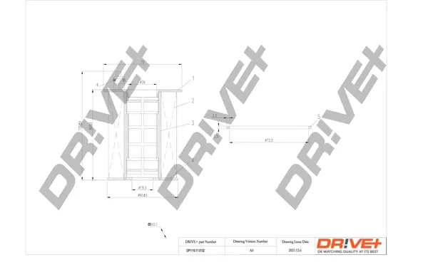 Фильтр масла Dr!ve+ DP1110110132