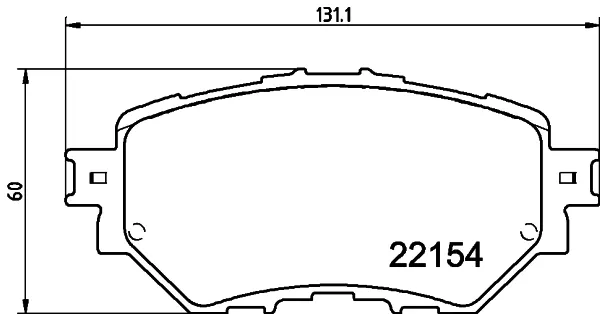 Передние тормозные колодки NP5048 Nisshinbo