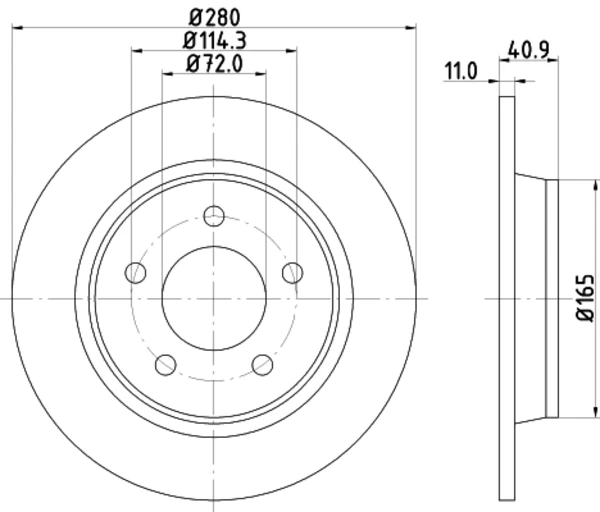 Тормозные диски ND5017 Nisshinbo
