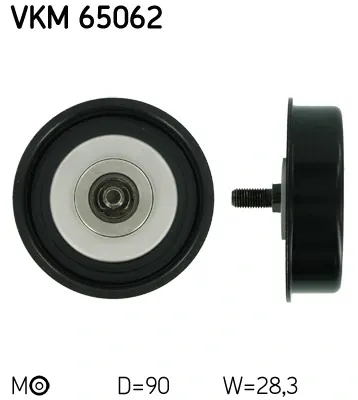 Натяжной ролик VKM65062 SKF