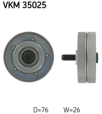 Натяжной ролик VKM35025 SKF