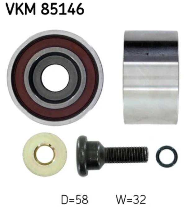 Паразитный ролик ГРМ VKM85146 SKF