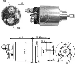 0009947400 Fiat/Alfa/Lancia Тяговое реле стартера
