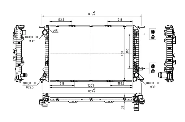  Радиатор Audi A5 