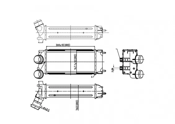 Интеркулер Citroen Berlingo B9