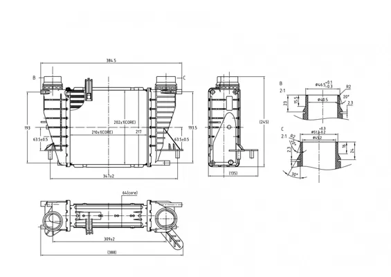Интеркулер Nissan Note E11