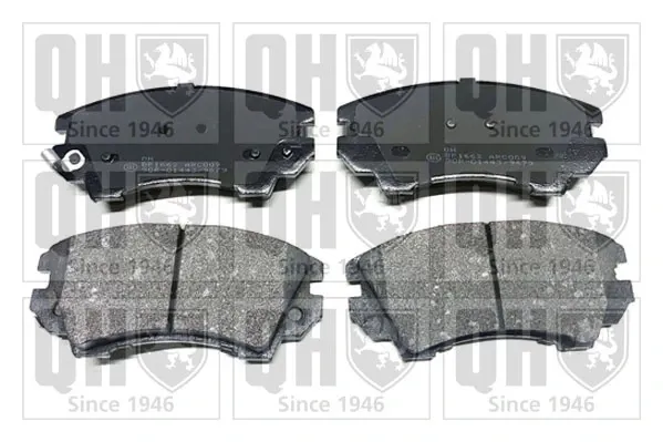Передние тормозные колодки BP1662 QUINTON HAZELL