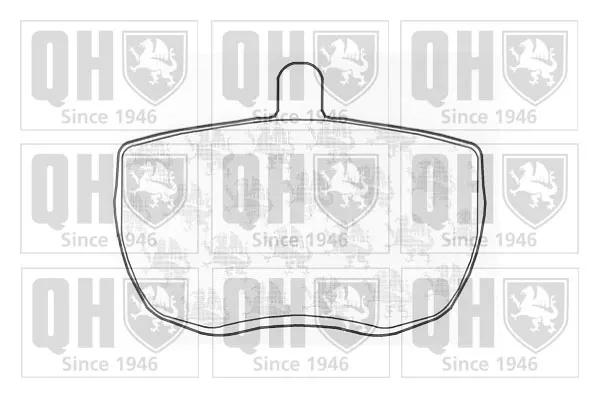 Передние тормозные колодки BP163 QUINTON HAZELL
