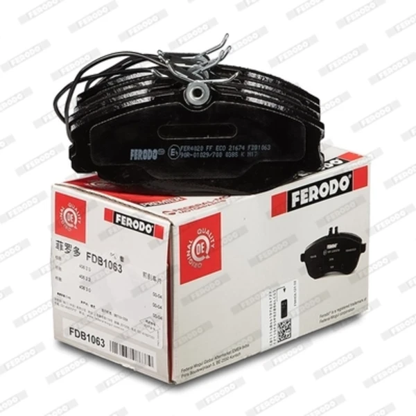 Передние тормозные колодки FDB1063 Ferodo