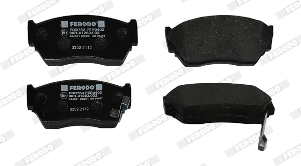 Передние тормозные колодки FDB763 Ferodo