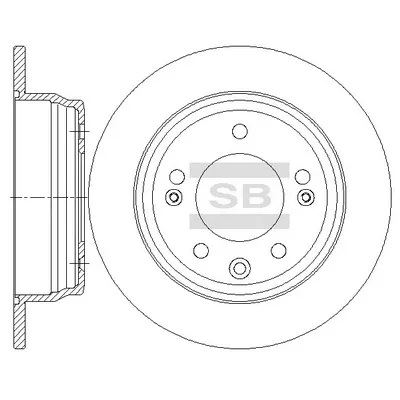 Тормозные диски SD1081 Hi-q