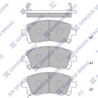 Купить 18038564 General Motors Колодки тормозные