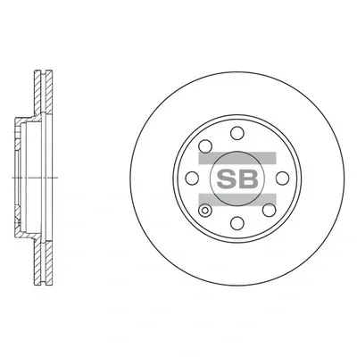 Передние тормозные диски SD3004 Hi-q