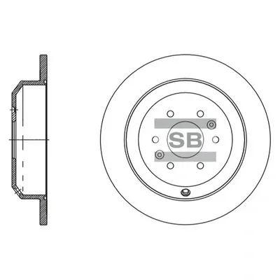 Тормозные диски SD2066 Sangsin