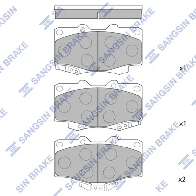 Тормозные колодки Тойота Ланд Крузер 90