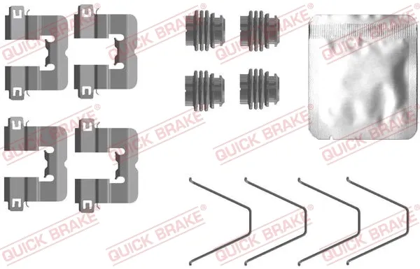 Ремкомплект тормозных колодок 1090114 Quick Brake