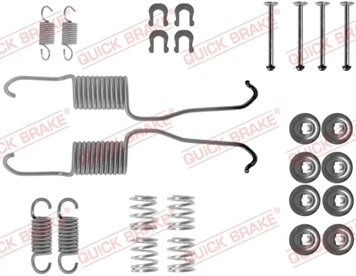 Монтажный комплект задних барабанных колодок 1050684 Quick Brake