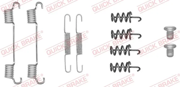 Монтажный комплект задних барабанных колодок 1050051 Quick Brake
