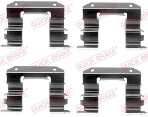 Комплект пружинок крепления дисковых колодок передних 1091182 Quick Brake