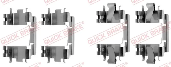 Комплект пружинок крепления дисковых колодок передних 1091257 Quick Brake