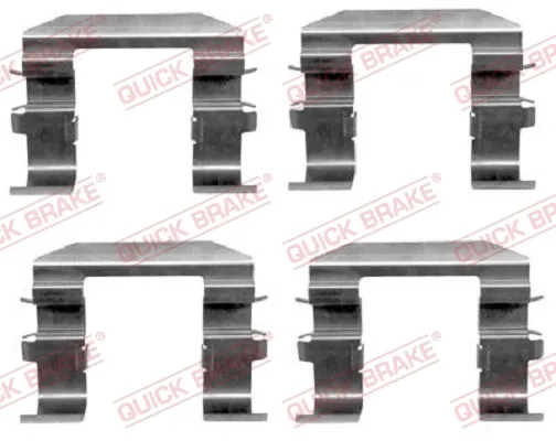 Комплект пружинок крепления дисковых колодок передних 1091664 Quick Brake