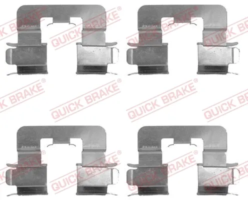 Комплект пружинок крепления дисковых колодок задних 1091741 Quick Brake