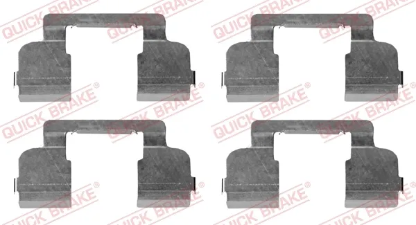 Комплект пружинок крепления дисковых колодок передних 1091698 Quick Brake