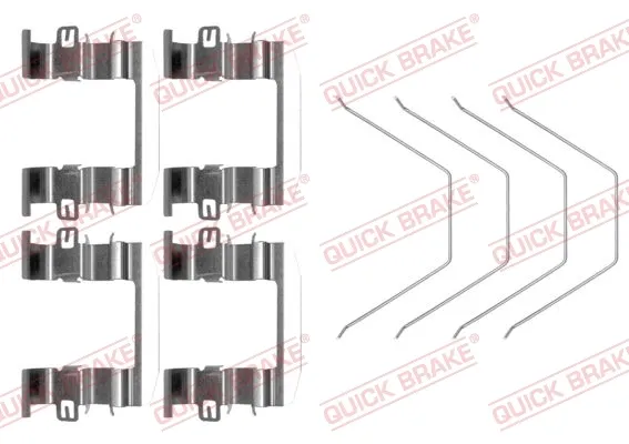Ремкомплект тормозов передних 1090016 Quick Brake