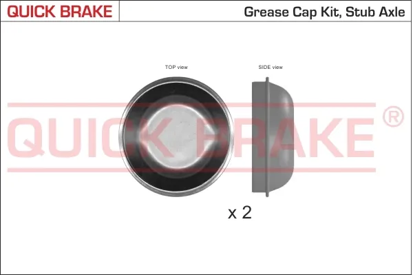 Заглушка ступицы 9827K Quick Brake