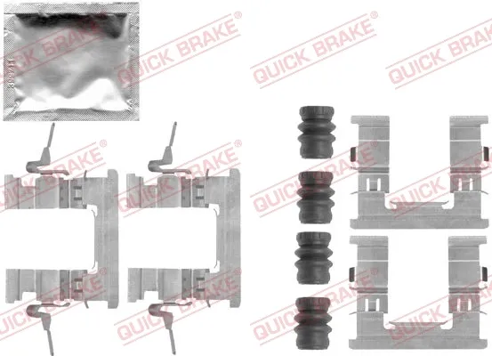 Пружинная защелка суппорта 1091853 Quick Brake