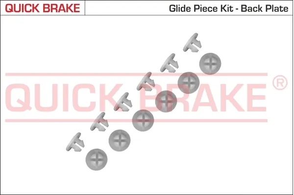 Ремкомплект задних тормозов 6859K Quick Brake