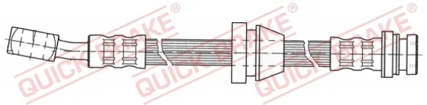 Шланг тормозной передний 58919 Quick Brake