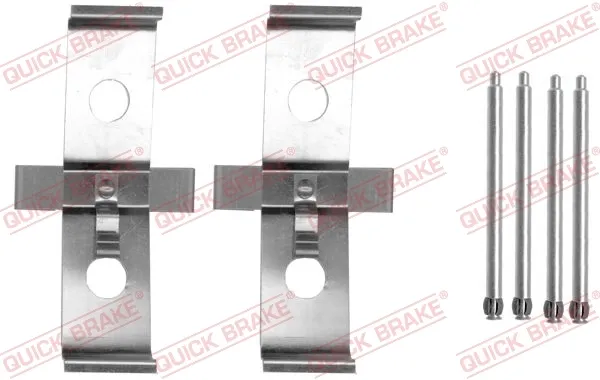 Комплект пружинок крепления дисковых колодок передних 1091674 Quick Brake