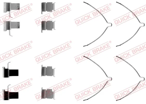 Ремкомплект тормозных колодок 1091261 Quick Brake