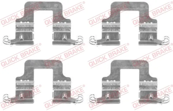 Ремкомплект тормозных колодок 1091766 Quick Brake